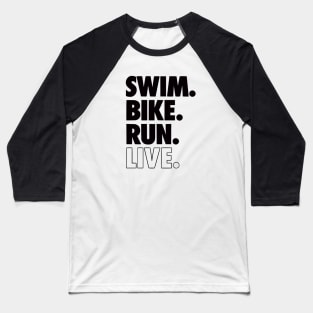 triathlon Baseball T-Shirt